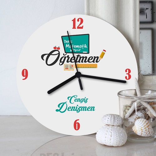 Öğretmeninize Özel Hediyelik Duvar Saati