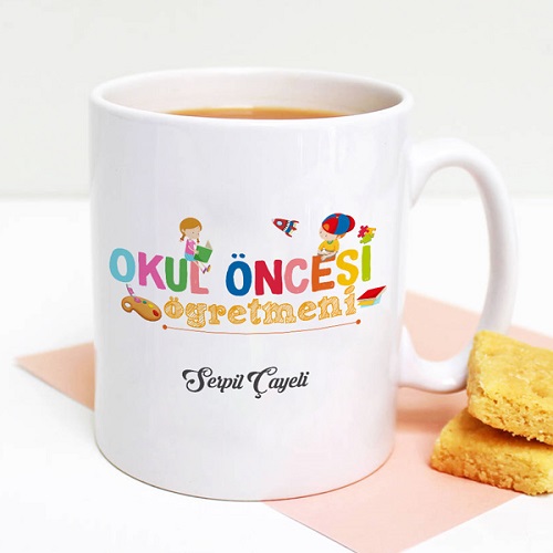 Okul Öncesi Öğretmenlerine Hediye Kupa Bardak