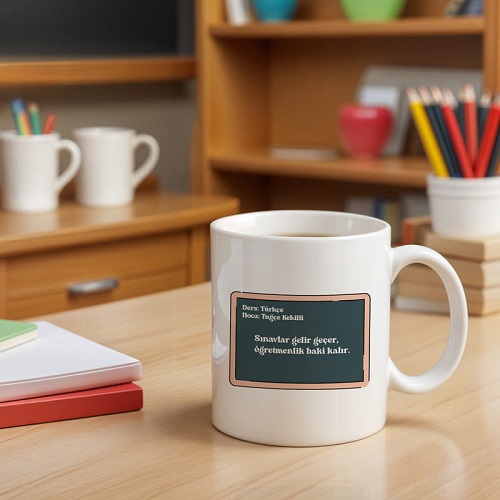 Öğretmen Babaya Hediye Kahve Bardağı