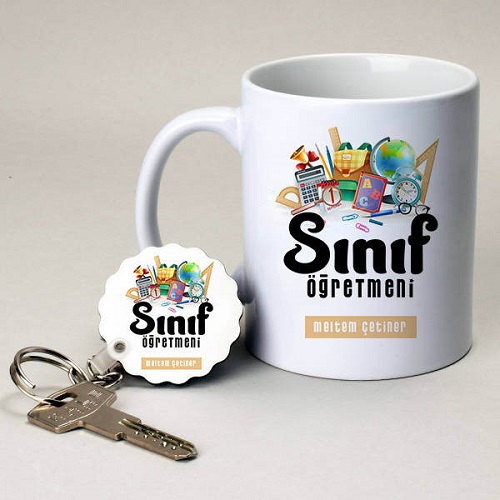 Öğretmene Hediye Resim Baskılı Kupa Bardak