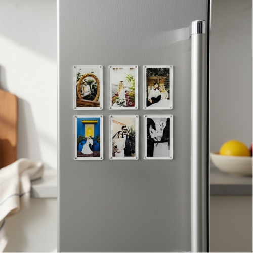 Pleksi Baskı Resimli Magnet - 6 Adet